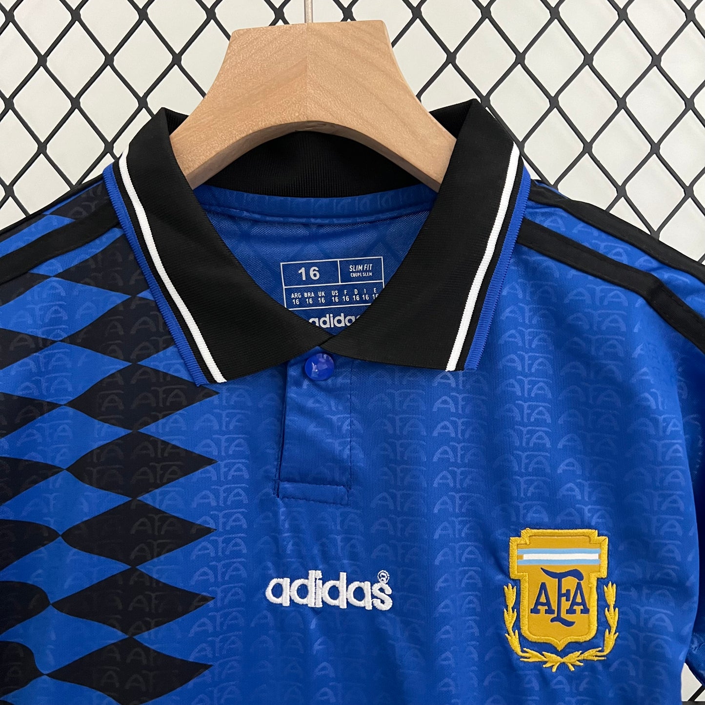 CAMISETA SEGUNDA EQUIPACIÓN ARGENTINA 1994/97 INFANTIL