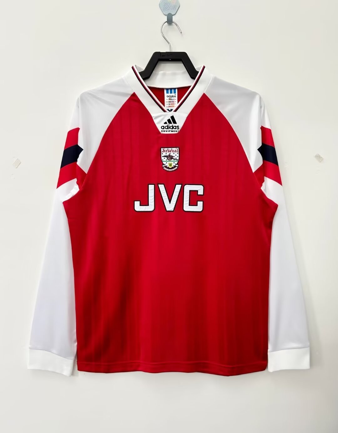 CAMISETA PRIMERA EQUIPACIÓN ARSENAL 1992/94