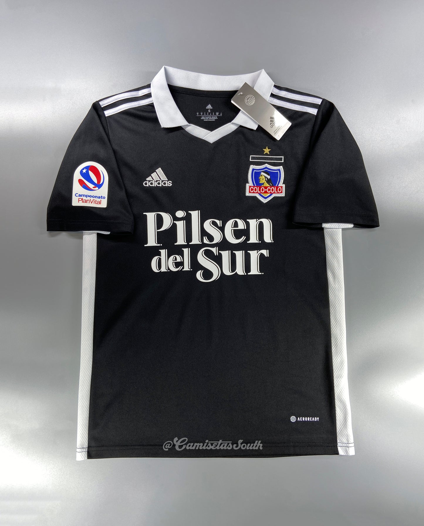 CAMISETA SEGUNDA EQUIPACIÓN COLO COLO 2022 VERSIÓN FAN