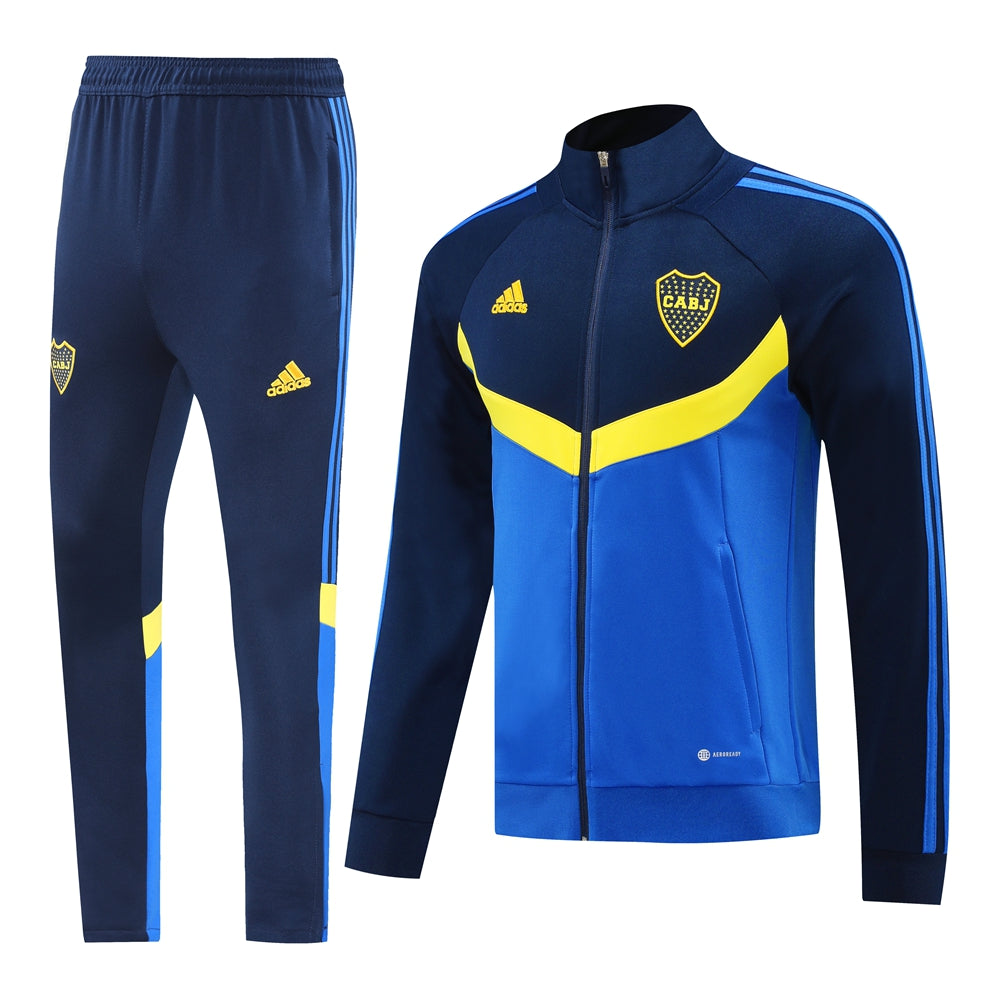 CONJUNTO DE BUZO CIERRE COMPLETO BOCA JUNIORS