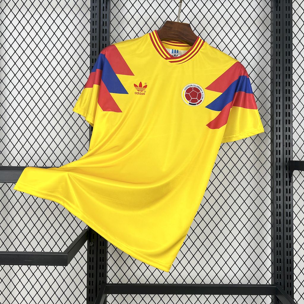 CAMISETA SEGUNDA EQUIPACIÓN COLOMBIA 1990