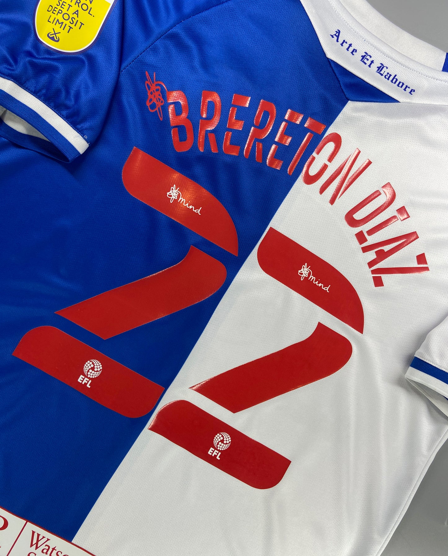 CAMISETA PRIMERA EQUIPACIÓN BLACKBURN ROVERS 21/22 VERSIÓN FAN