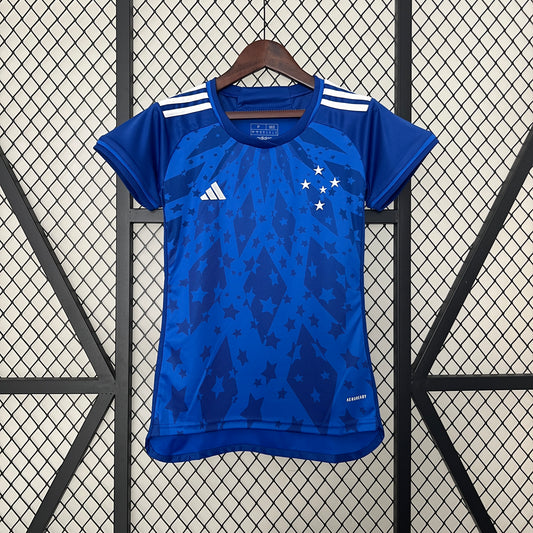 CAMISETA PRIMERA EQUIPACIÓN CRUZEIRO 2024 VERSIÓN FEMENINA