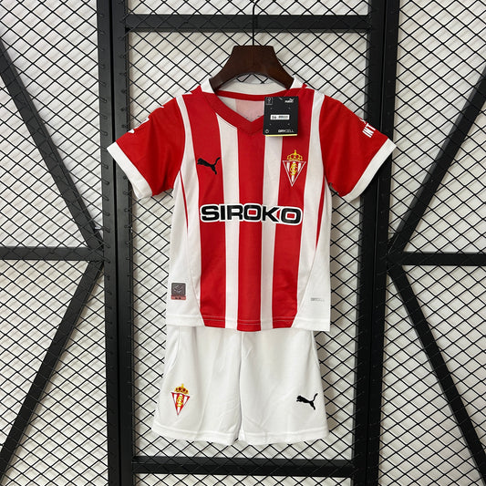 CAMISETA PRIMERA EQUIPACIÓN SPORTING DE GIJÓN 24/25 VERSIÓN INFANTIL