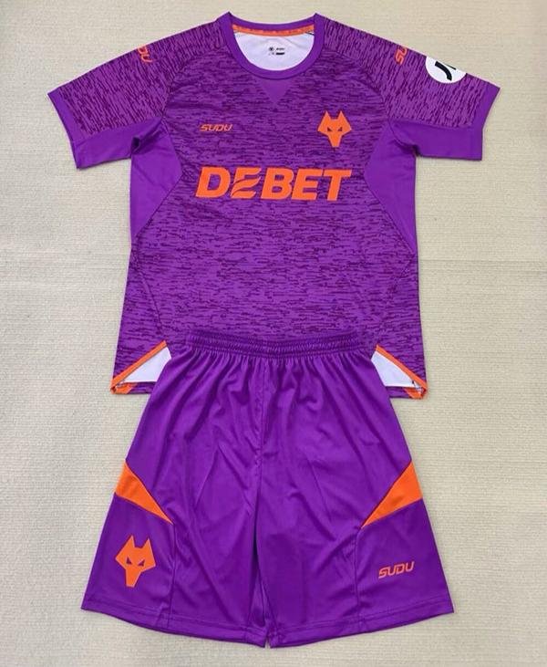 CAMISETA TERCERA EQUIPACIÓN WOLVERHAMPTON 24/25 VERSIÓN INFANTIL