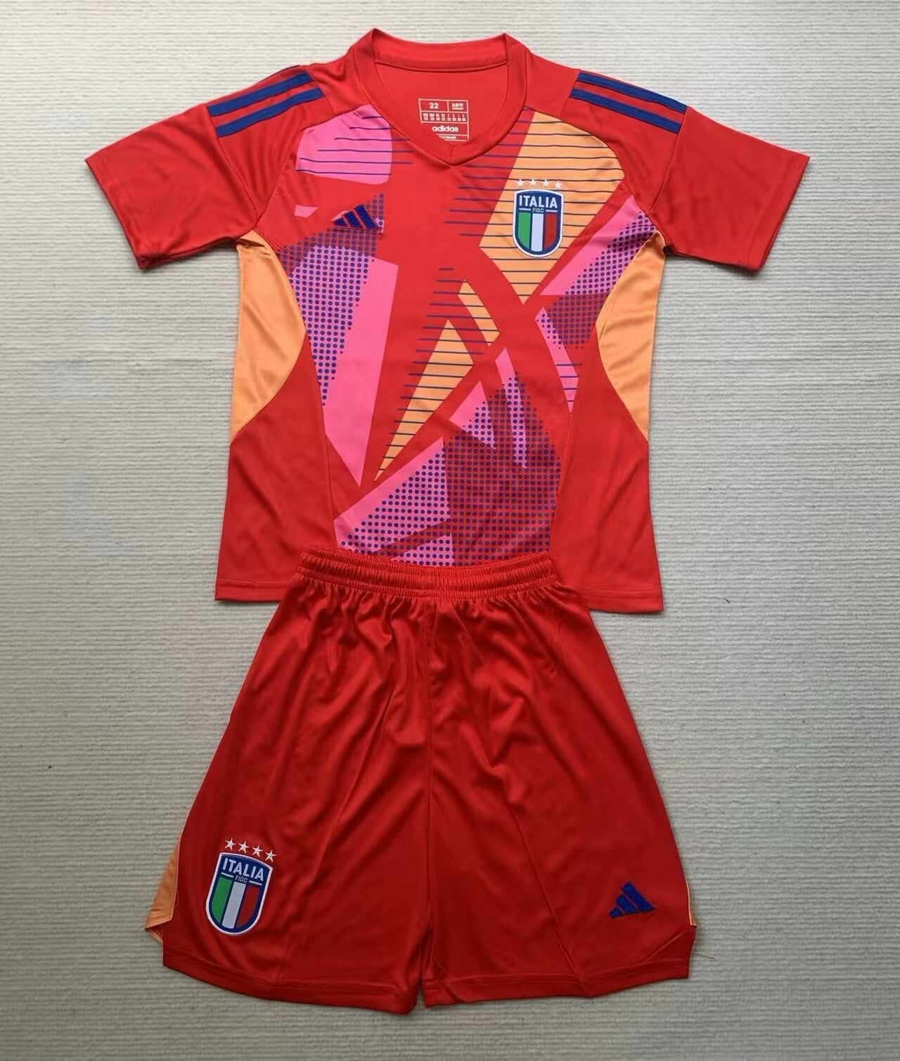 CAMISETA ARQUERO ITALIA 2024 VERSIÓN INFANTIL