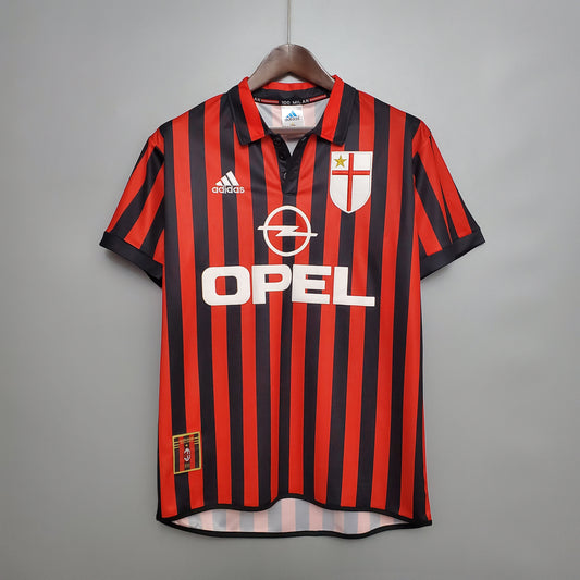 CAMISETA PRIMERA EQUIPACIÓN AC MILAN 1999/00