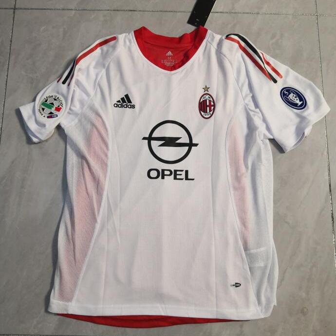 CAMISETA SEGUNDA EQUIPACIÓN AC MILAN 2002/03