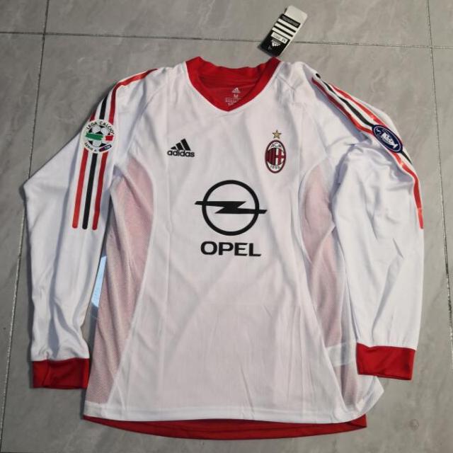 CAMISETA SEGUNDA EQUIPACIÓN AC MILAN 2002/03