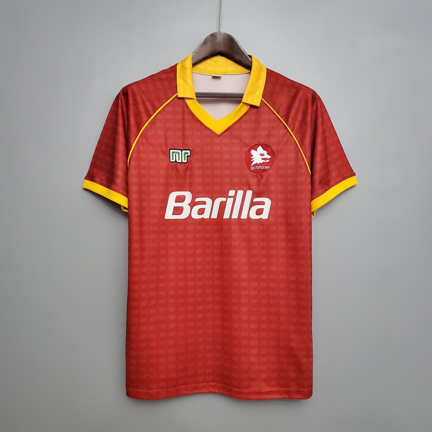 CAMISETA PRIMERA EQUIPACIÓN AS ROMA 1990/91