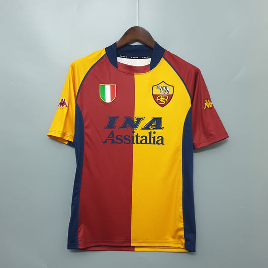 CAMISETA PRIMERA EQUIPACIÓN COPA AS ROMA 2001/02