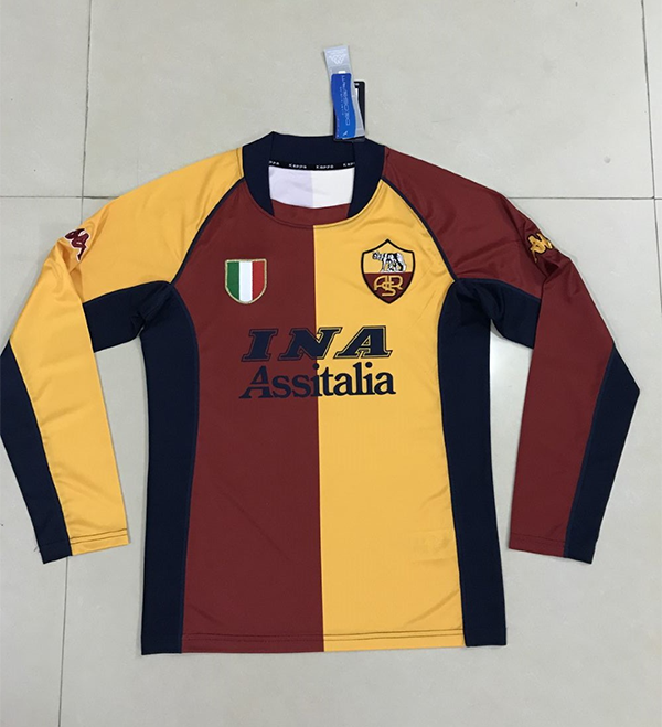 CAMISETA PRIMERA EQUIPACIÓN COPA AS ROMA 2001/02