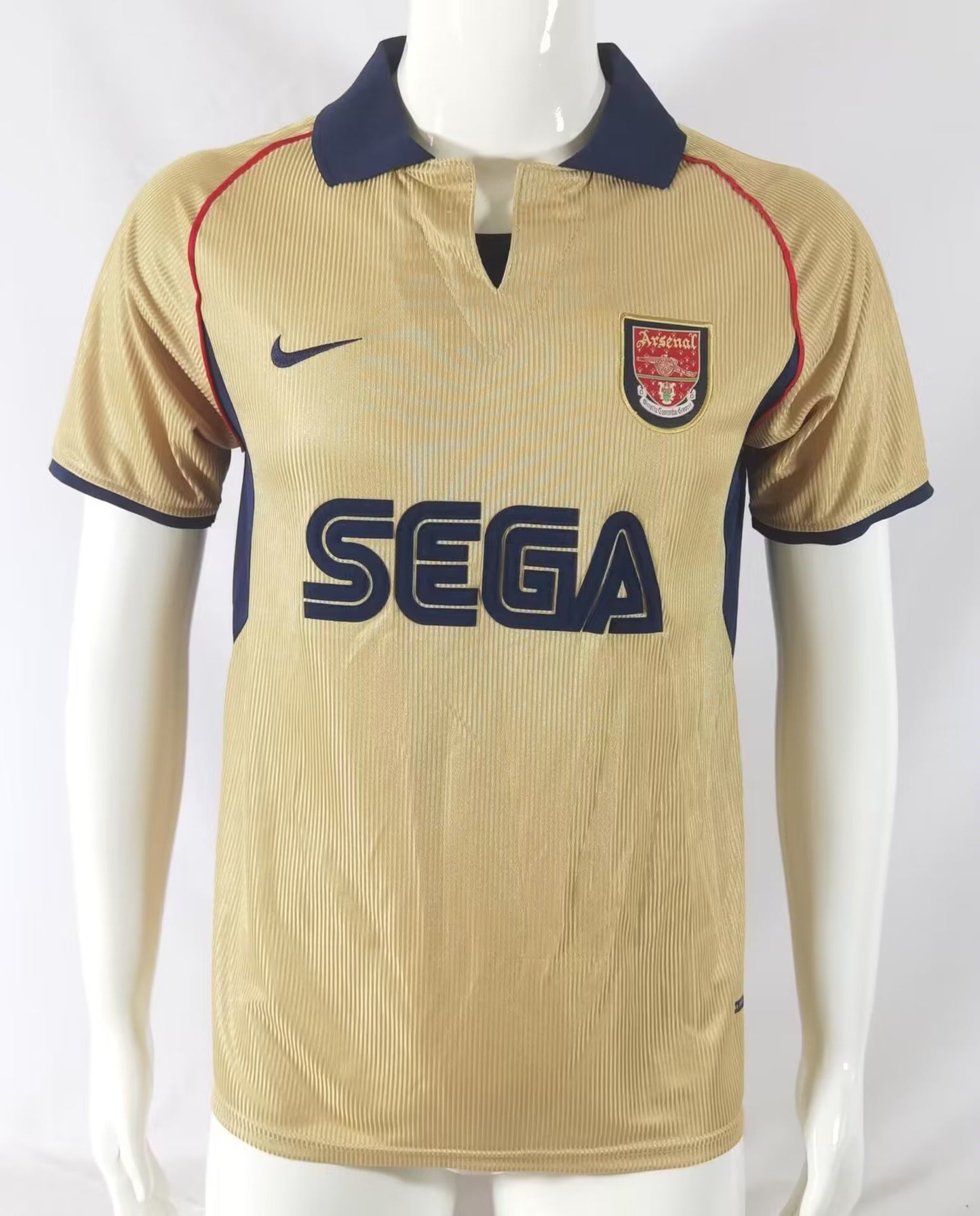 CAMISETA SEGUNDA EQUIPACIÓN ARSENAL 2001/02