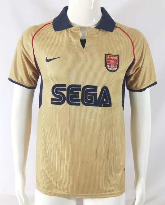 CAMISETA SEGUNDA EQUIPACIÓN ARSENAL 2001/02