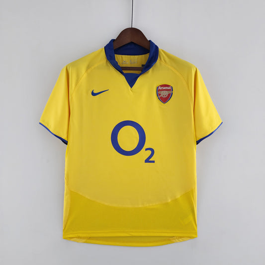 CAMISETA SEGUNDA EQUIPACIÓN ARSENAL 2003/04