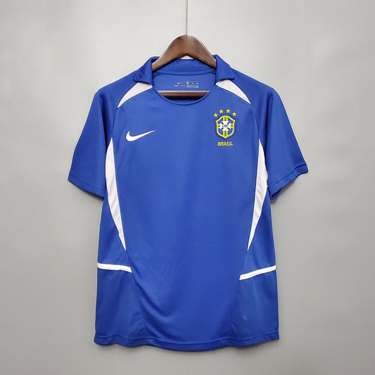 CAMISETA SEGUNDA EQUIPACIÓN BRASIL 2002