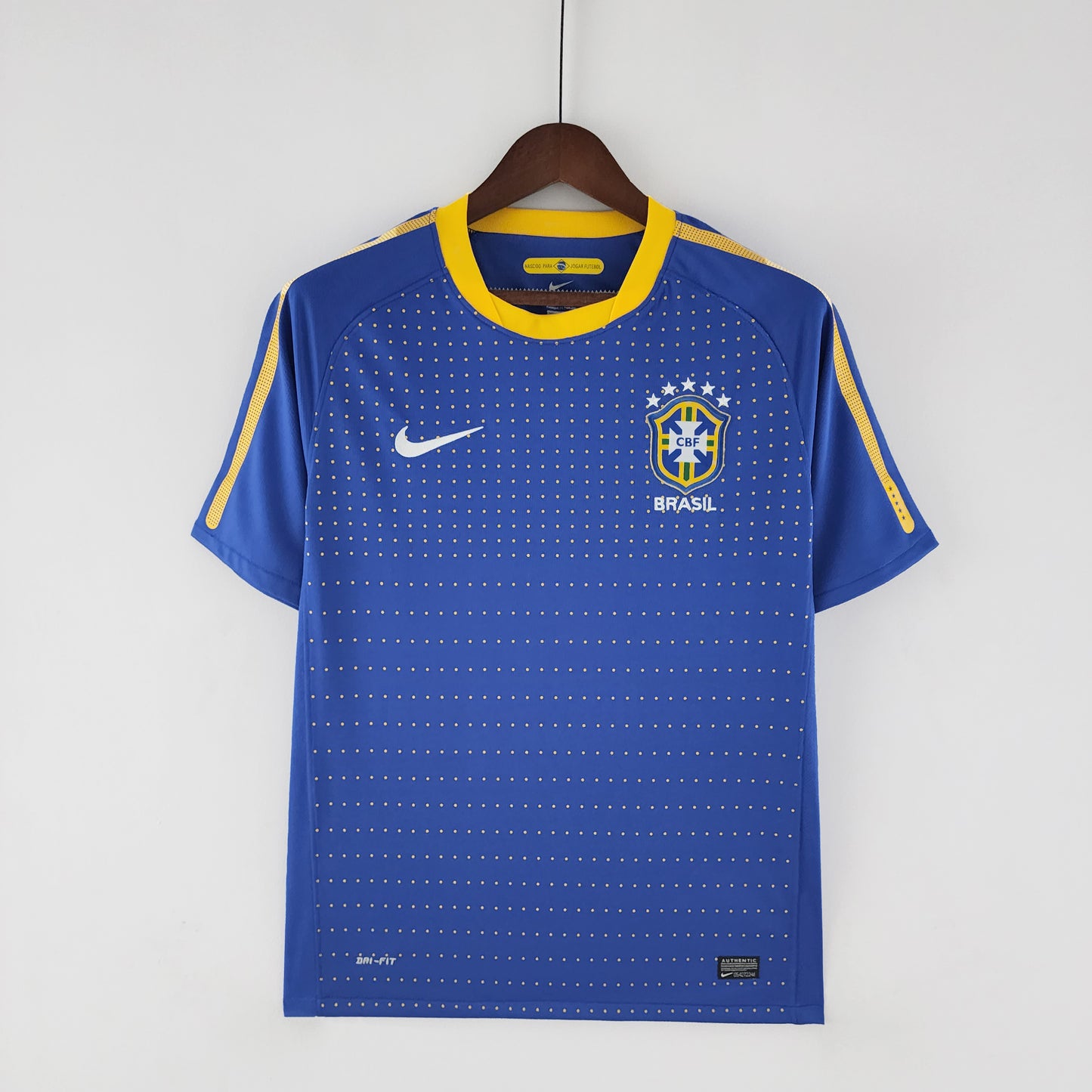 CAMISETA SEGUNDA EQUIPACIÓN BRASIL 2010