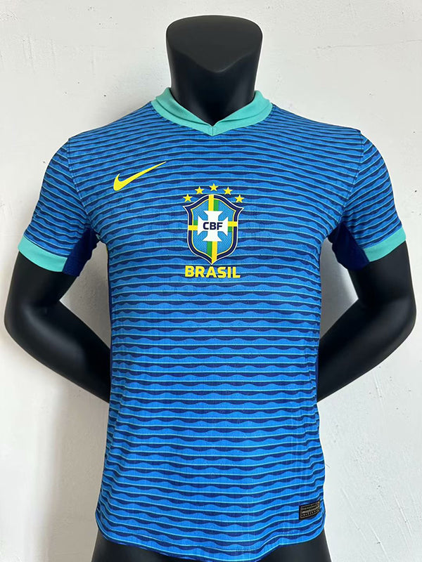 CAMISETA SEGUNDA EQUIPACIÓN BRASIL 2024 VERSIÓN JUGADOR