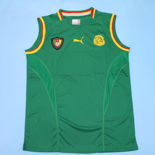 CAMISETA PRIMERA EQUIPACIÓN CAMERÚN 2002