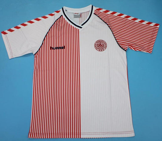 CAMISETA SEGUNDA EQUIPACIÓN DINAMARCA 1986