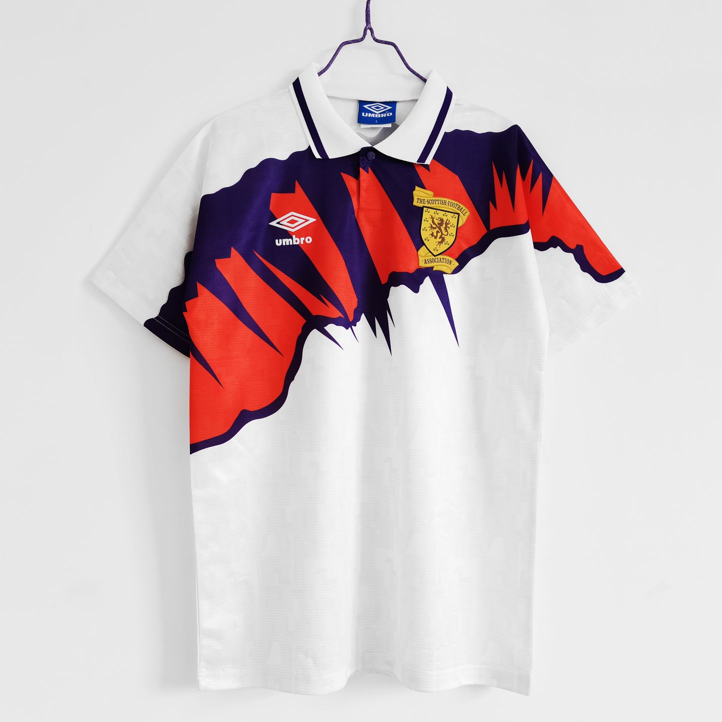 CAMISETA SEGUNDA EQUIPACIÓN ESCOCIA 1992