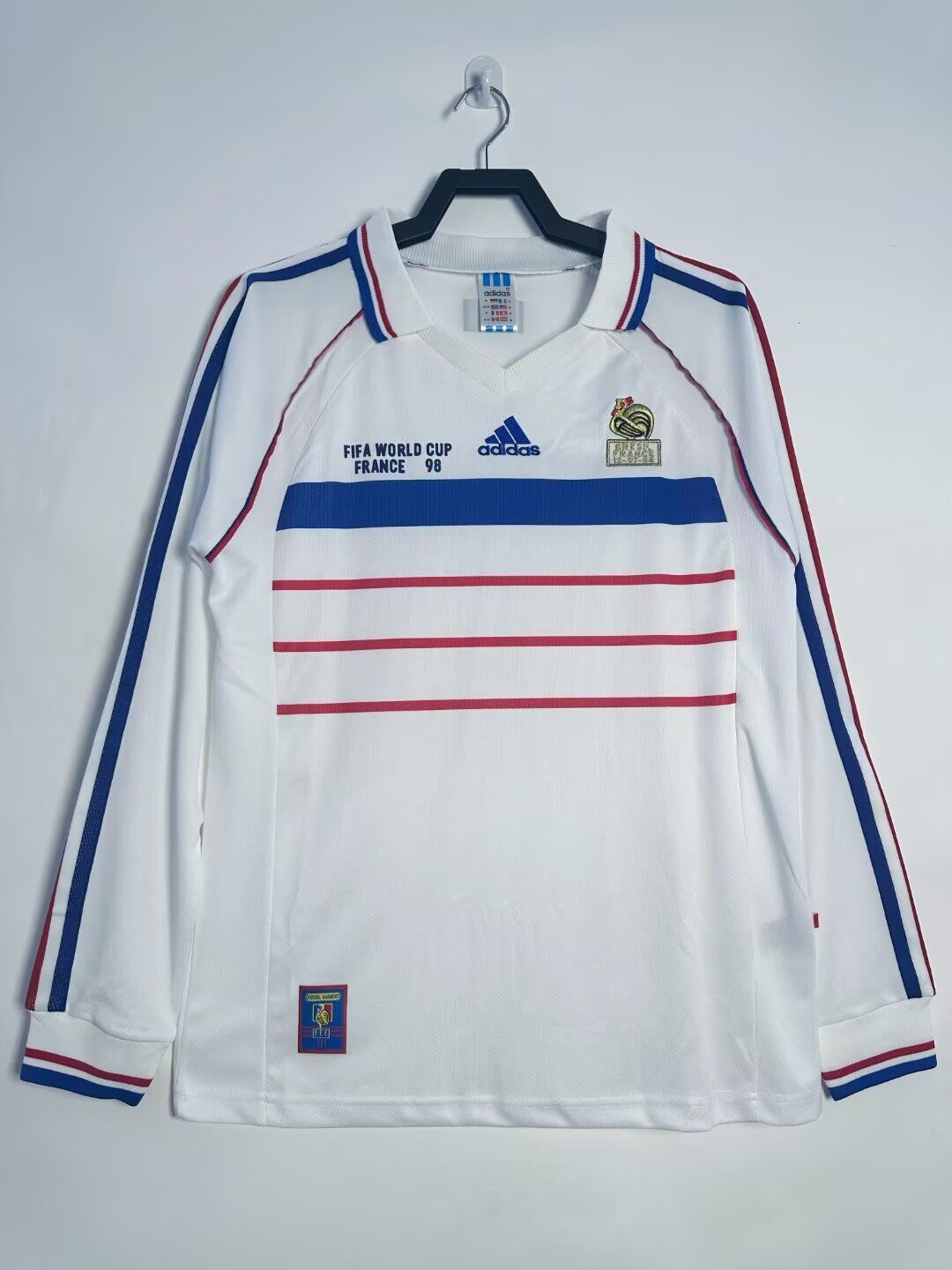 CAMISETA SEGUNDA EQUIPACIÓN FRANCIA 1998