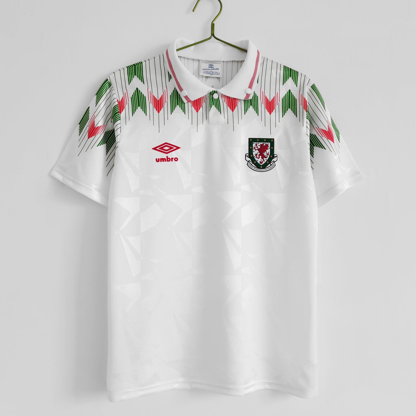 CAMISETA SEGUNDA EQUIPACIÓN GALES 1990