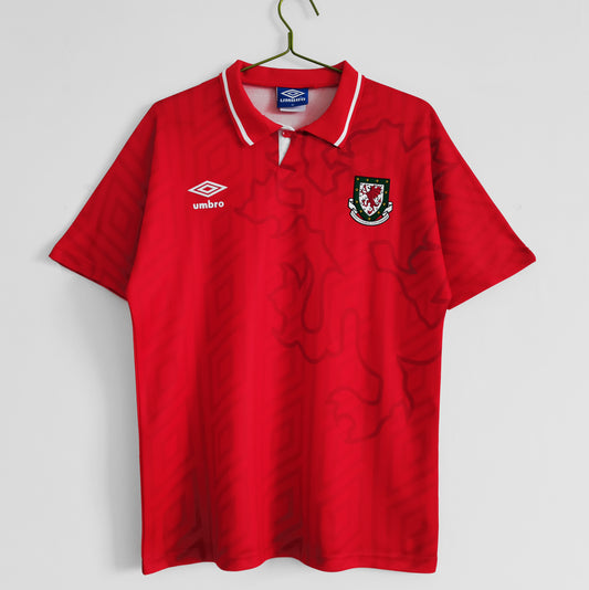 CAMISETA PRIMERA EQUIPACIÓN GALES 1992