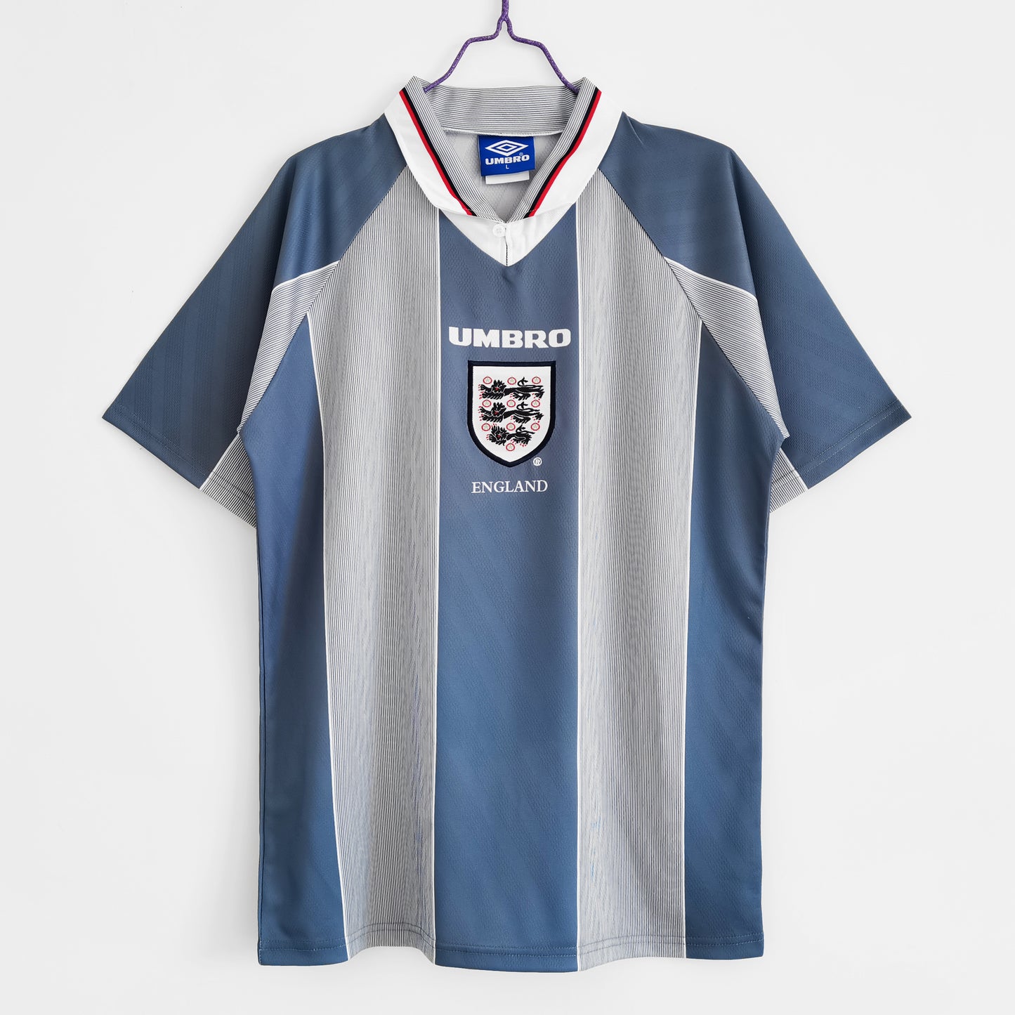 CAMISETA SEGUNDA EQUIPACIÓN INGLATERRA 1996