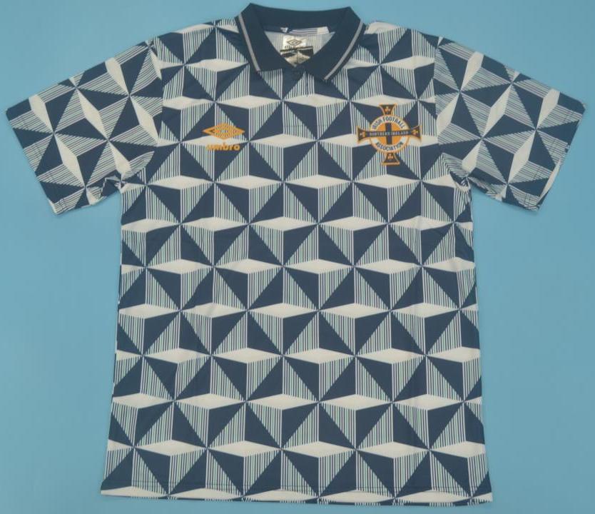 CAMISETA SEGUNDA EQUIPACIÓN IRLANDA DEL NORTE 1990