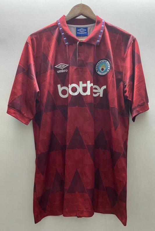 CAMISETA SEGUNDA EQUIPACIÓN MANCHESTER CITY 1990/92