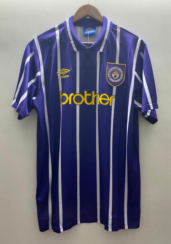 CAMISETA SEGUNDA EQUIPACIÓN MANCHESTER CITY 1992/94