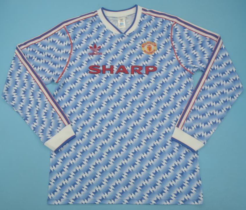 CAMISETA SEGUNDA EQUIPACIÓN MANCHESTER UNITED 1990/92