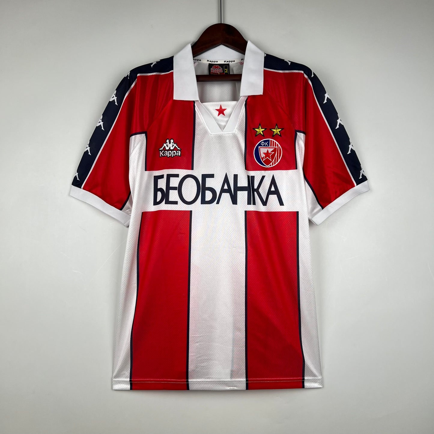 CAMISETA PRIMERA EQUIPACIÓN ESTRELLA ROJA 1996/98