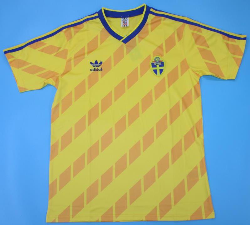 CAMISETA PRIMERA EQUIPACIÓN SUECIA 1990