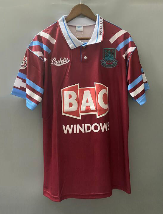 CAMISETA PRIMERA EQUIPACIÓN WEST HAM 1991/92