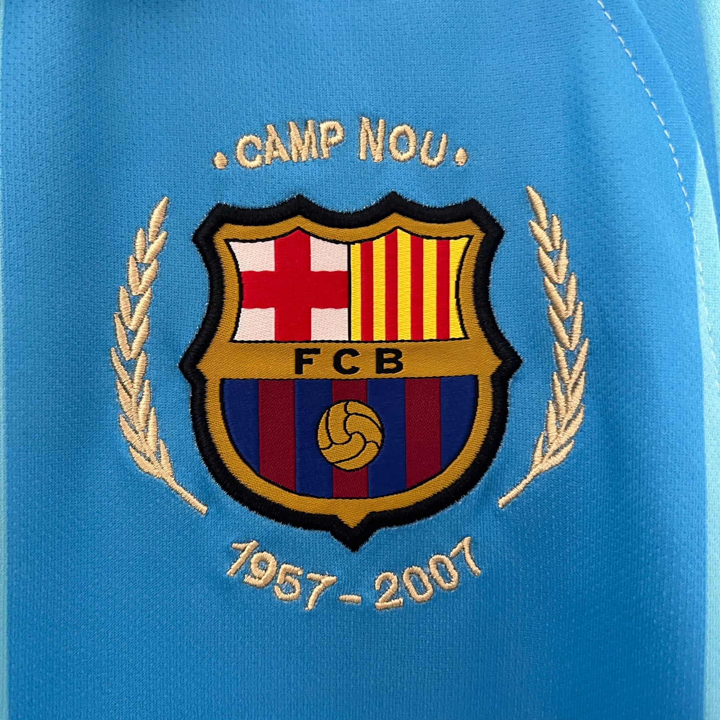 CAMISETA SEGUNDA EQUIPACIÓN BARCELONA 2007/08