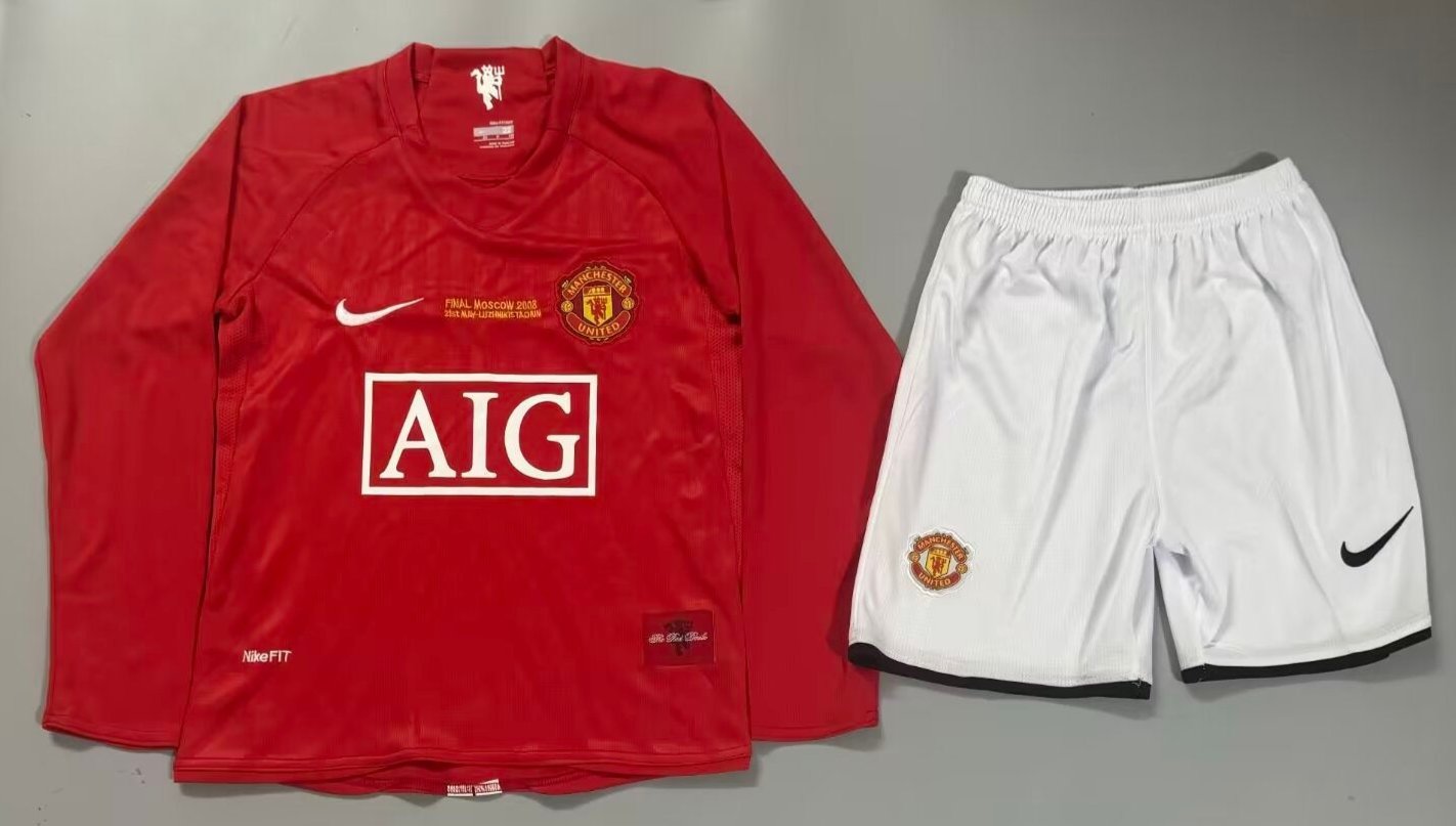 CAMISETA PRIMERA EQUIPACIÓN MANCHESTER UNITED 2007/09 INFANTIL