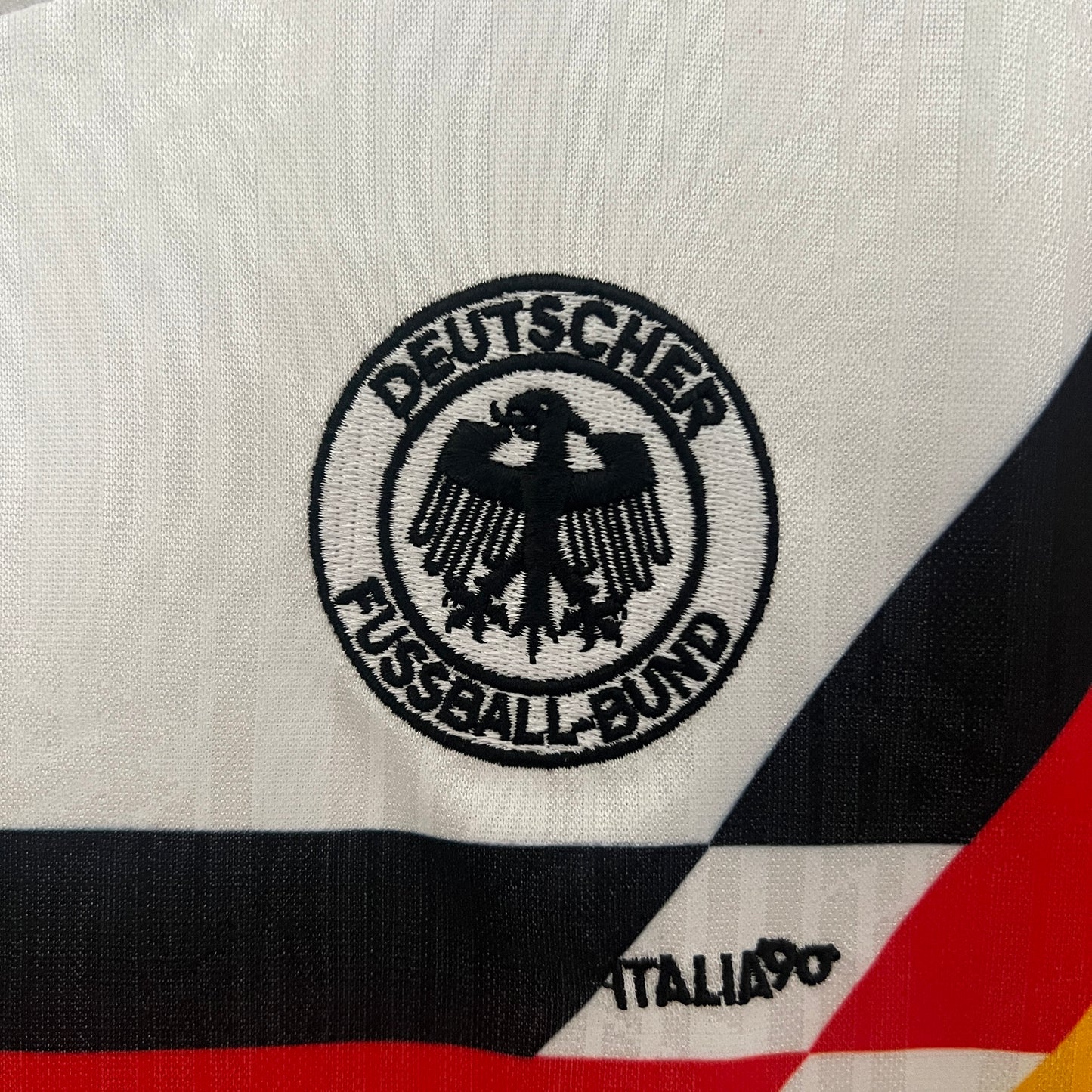 CAMISETA PRIMERA EQUIPACIÓN ALEMANIA 1990 INFANTIL