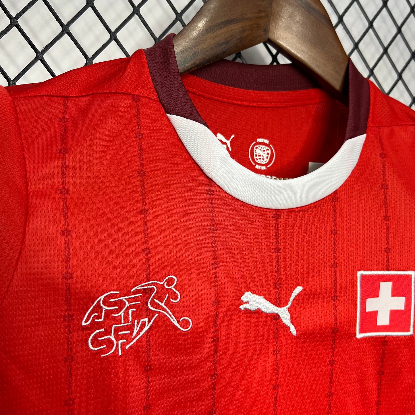 CAMISETA PRIMERA EQUIPACIÓN SUIZA 2024 VERSIÓN INFANTIL