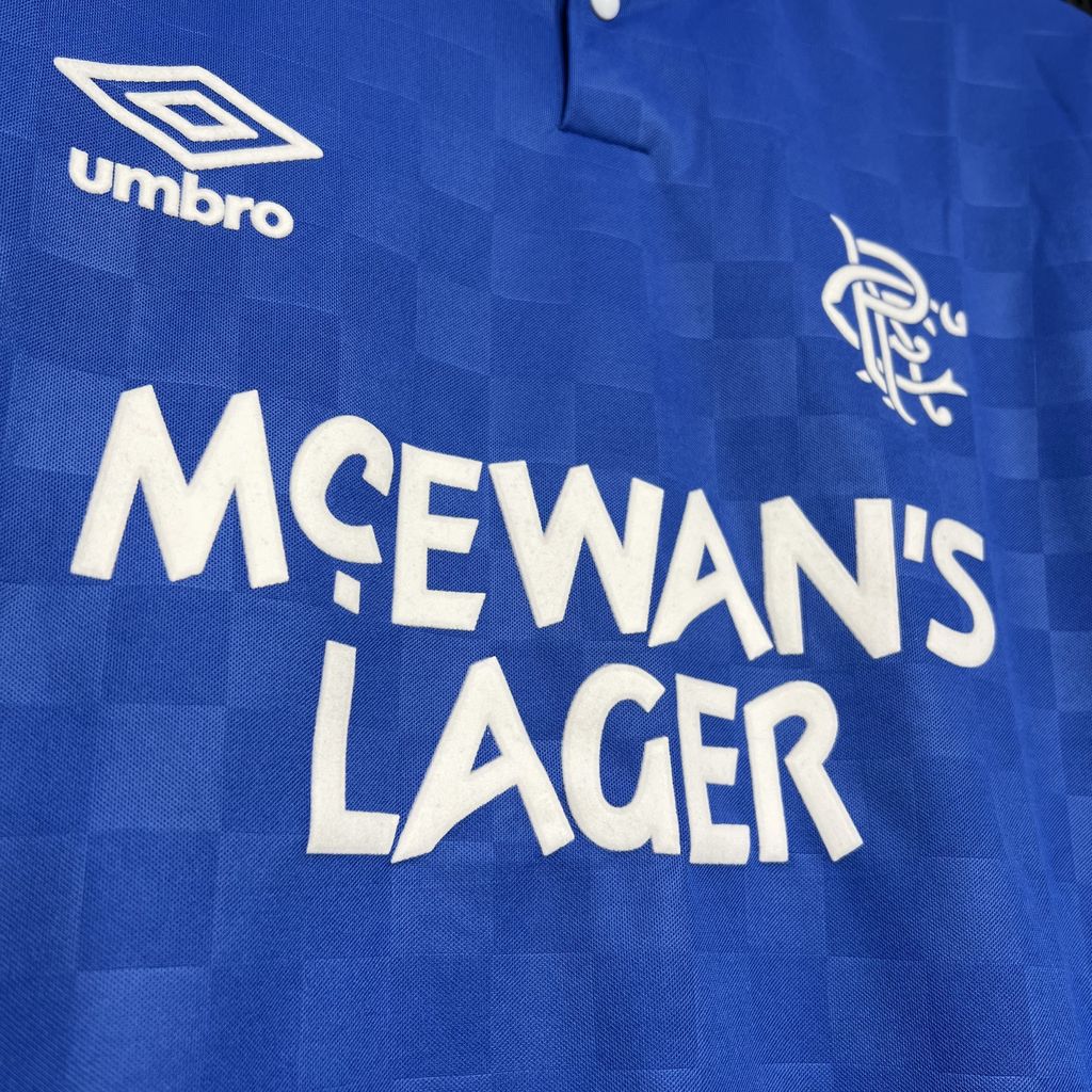 CAMISETA PRIMERA EQUIPACIÓN RANGERS 1987/90