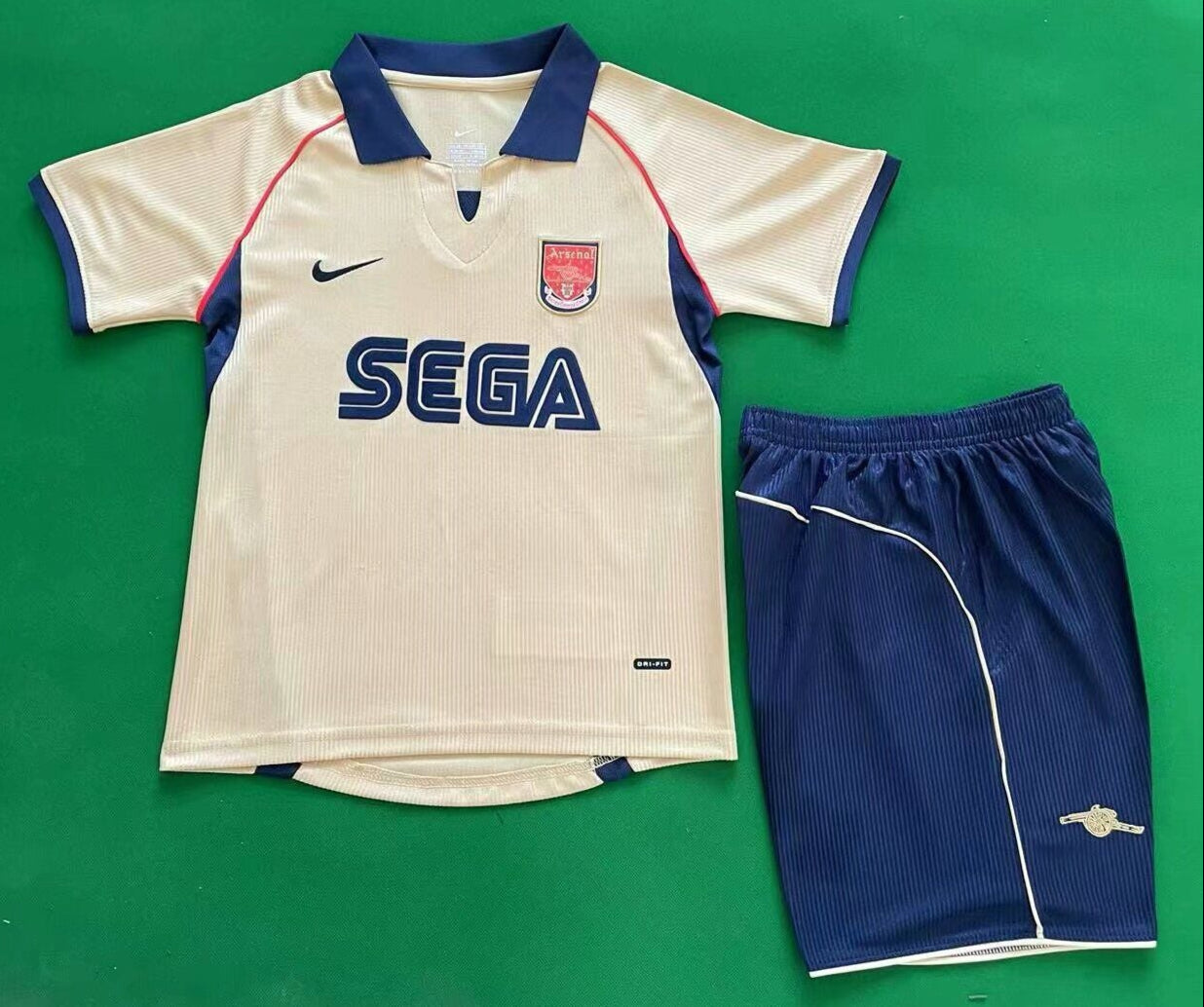 CAMISETA SEGUNDA EQUIPACIÓN ARSENAL 2001/02 INFANTIL