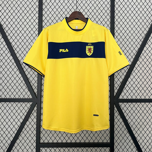 CAMISETA SEGUNDA EQUIPACIÓN ESCOCIA 2002