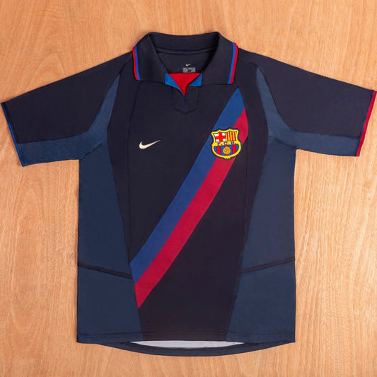 CAMISETA SEGUNDA EQUIPACIÓN BARCELONA 2002/03