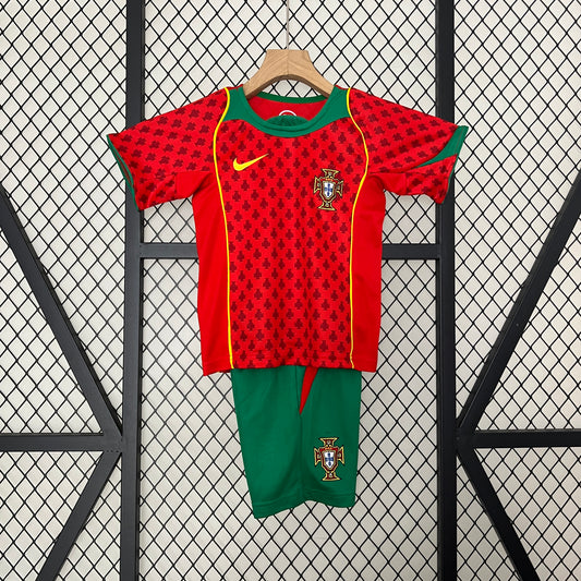 CAMISETA PRIMERA EQUIPACIÓN PORTUGAL 2004 INFANTIL