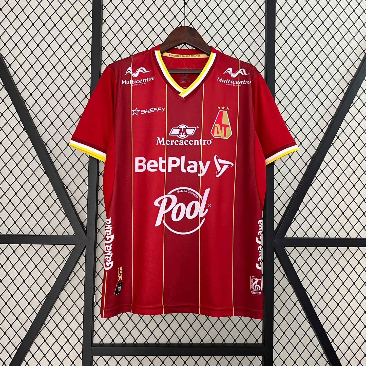 CAMISETA PRIMERA EQUIPACIÓN DEPORTES TOLIMA 2024 VERSIÓN FAN