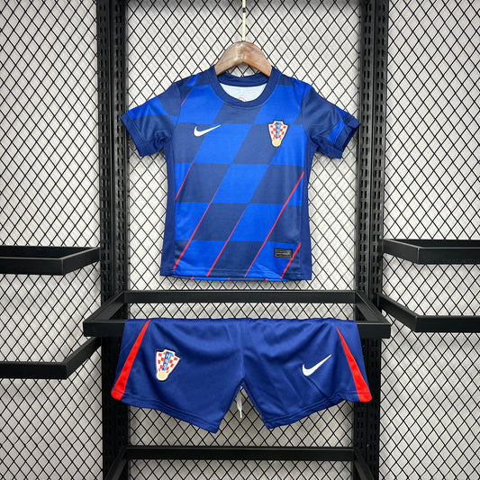 CAMISETA SEGUNDA EQUIPACIÓN CROACIA 2024 VERSIÓN INFANTIL