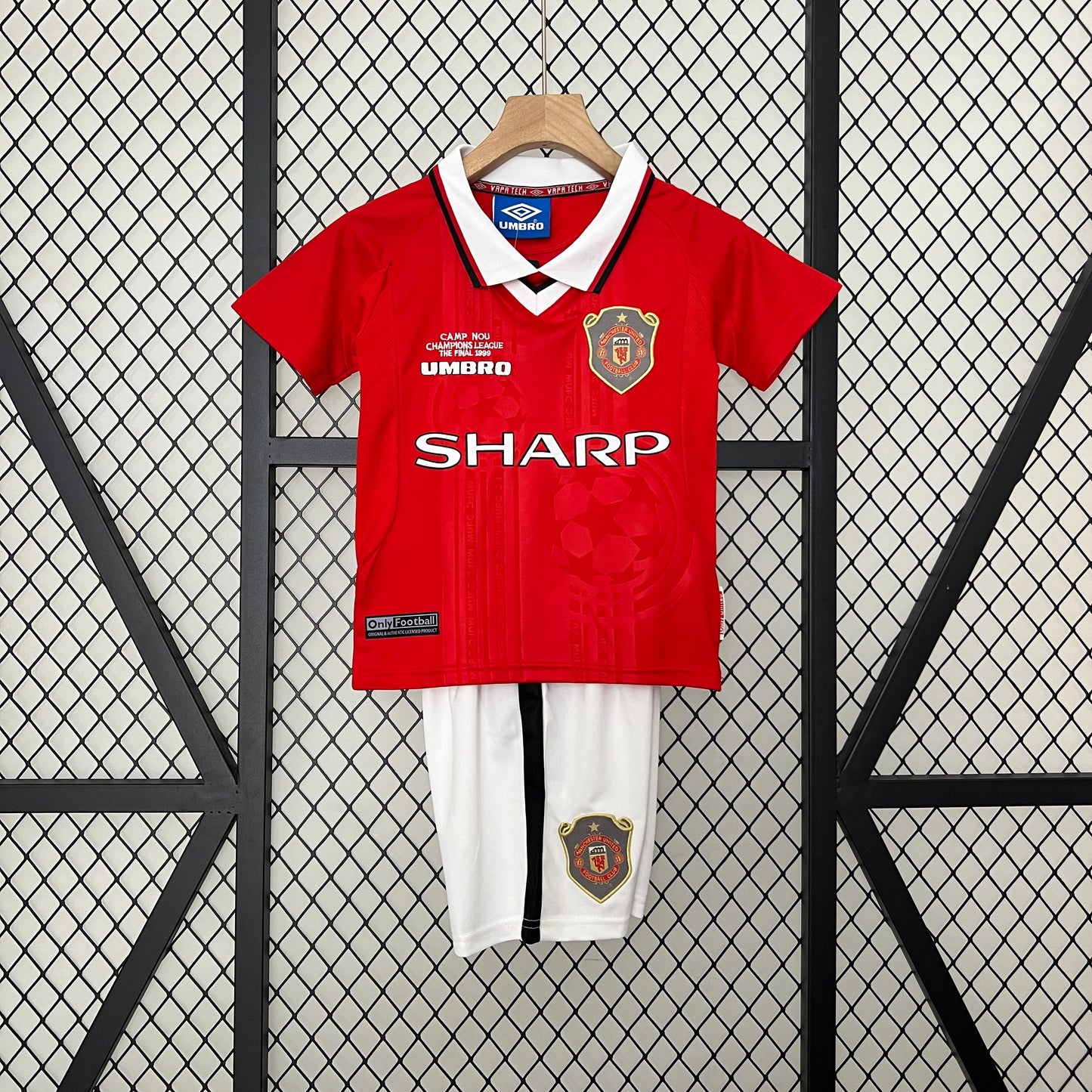 CAMISETA PRIMERA EQUIPACIÓN COPA MANCHESTER UNITED 1998/99 INFANTIL