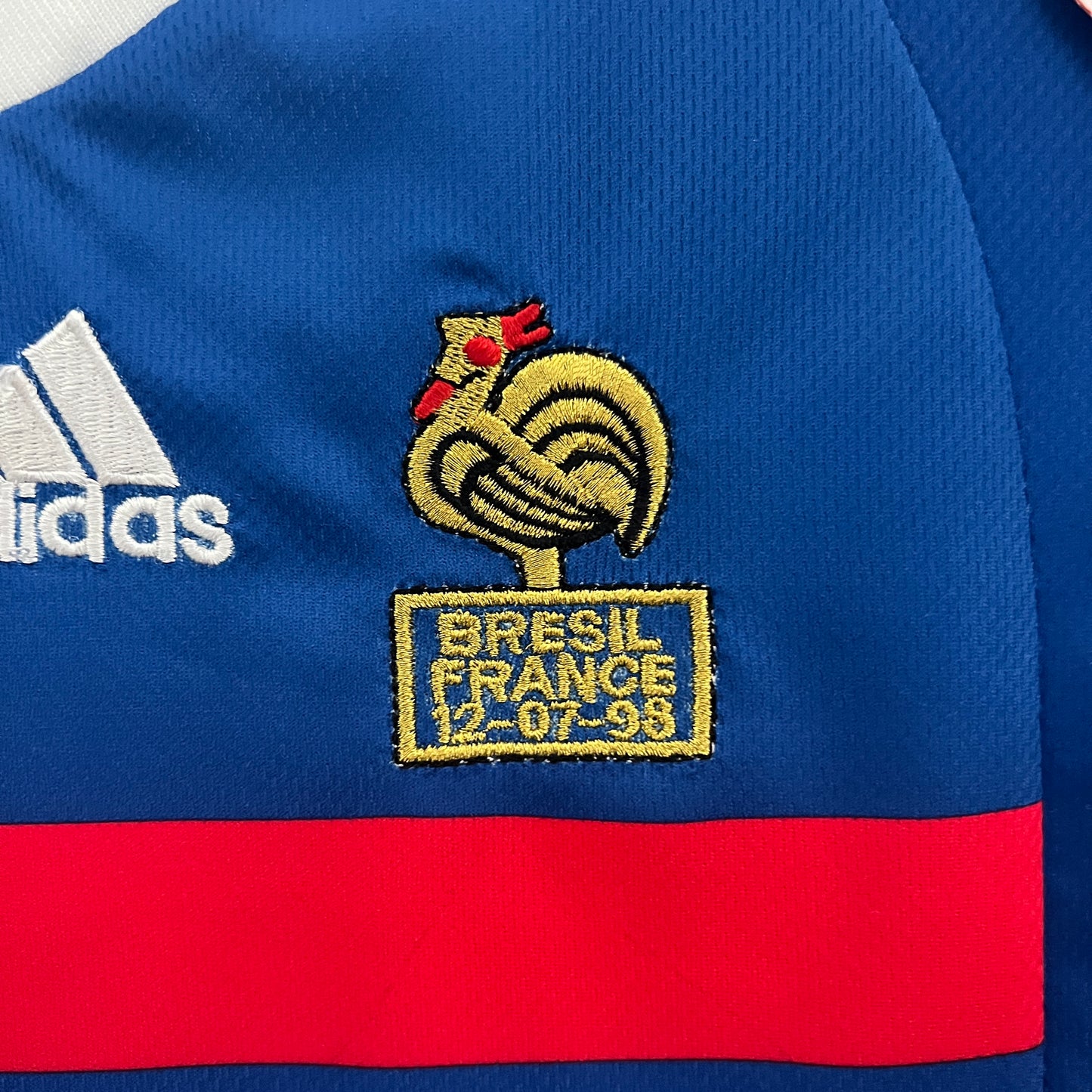 CAMISETA PRIMERA EQUIPACIÓN FRANCIA 1998 INFANTIL