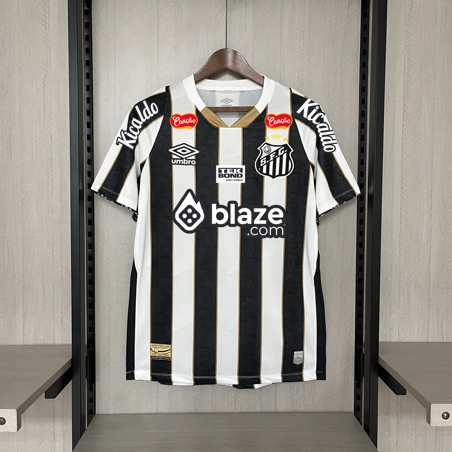 CAMISETA SEGUNDA EQUIPACIÓN SANTOS 2024 VERSIÓN FAN